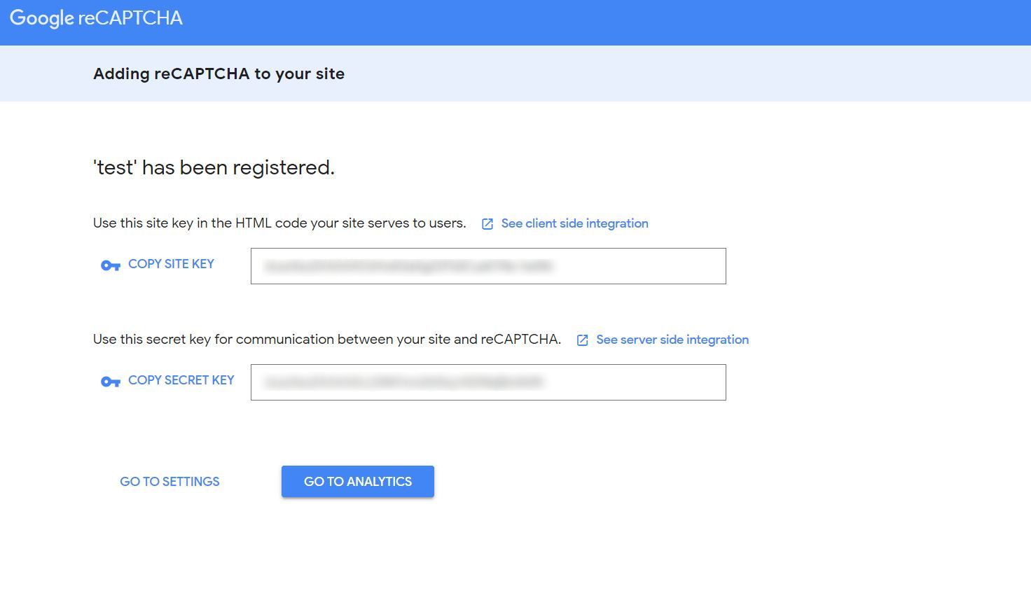 itechsaas cms google recaptcha